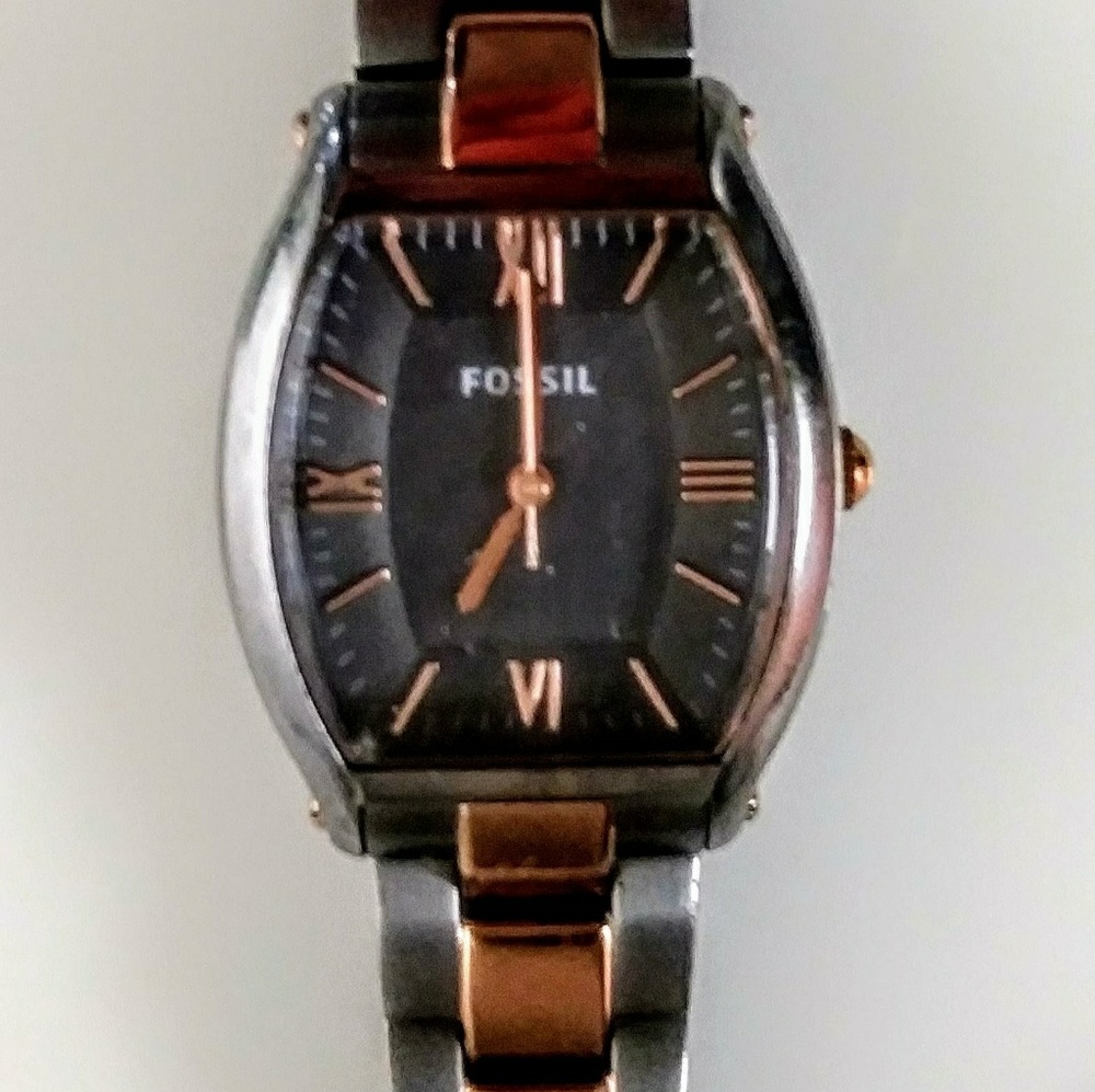 Fossil Rose Gold & Smoke Ladies Watch